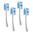 Four Replacement Brush Heads for the Only Blue Light Whitening Toothbrush